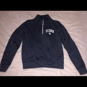 UConn Quarter Zip Sweatshirt